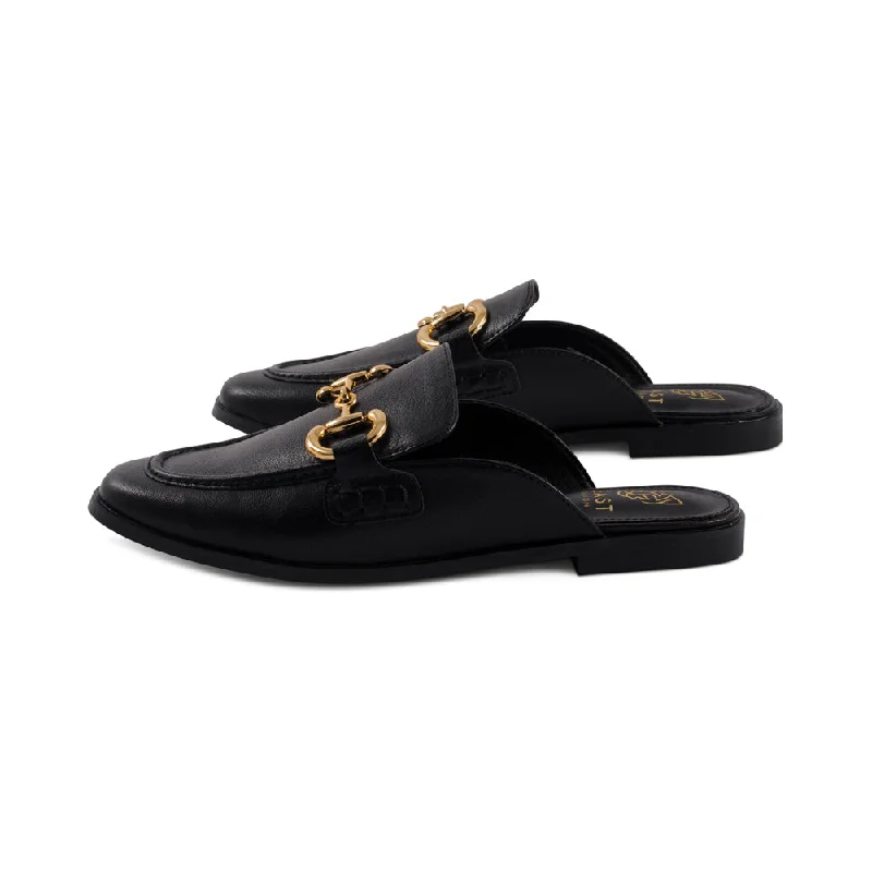 Comfortable Casual Footwear For Sale Vivian-08 Black Faux Leather F24
