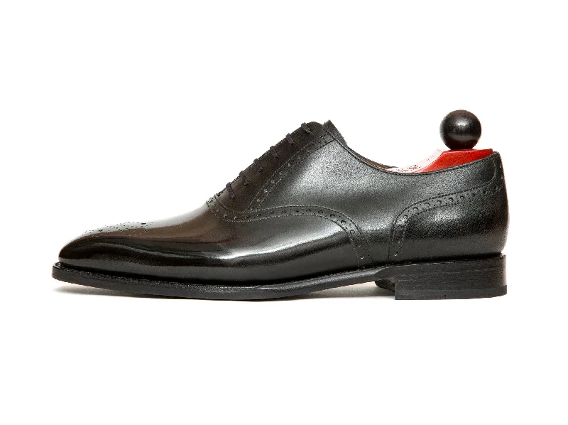 Casual Running Boots Wallingford - MTO - Black Calf - MGF Last - Single Leather Sole Casual Running Boots Wallingford - MTO - Black Calf - MGF Last - Single Leather Sole