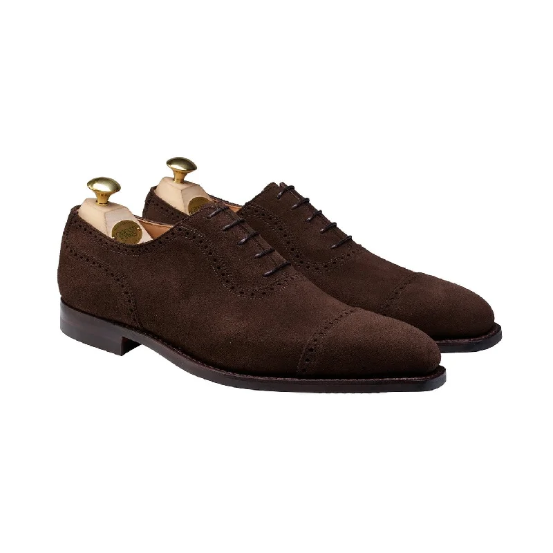 Fashionable Running Sneakers For Sale Westbourne Dark Brown Calf Suede
