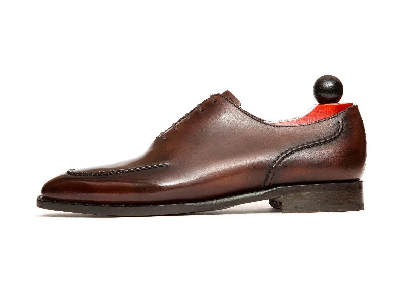 Fashionable Summer Boots Whittier - MTO - Shaded Brown Calf - LPB Last - Single Leather Sole