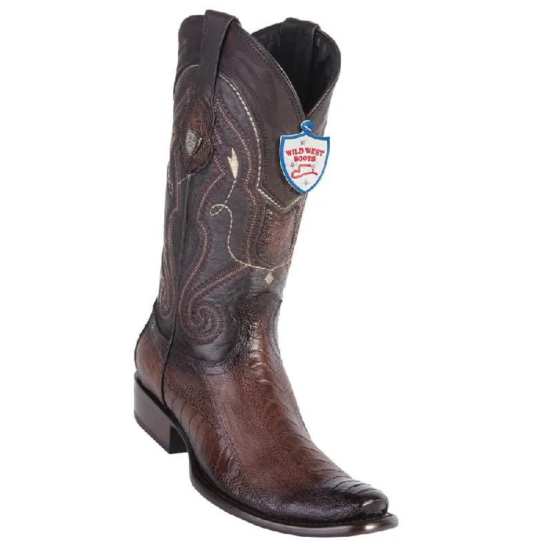 Warm Winter Boots Wild West Boots #2790516 Men's | Color Faded Brown | Men's Wild West Ostrich Leg 3x Toe Boots Handcrafted Warm Winter Boots Wild West Boots #2790516 Men's | Color Faded Brown | Men's Wild West Ostrich Leg 3x Toe Boots Handcrafted