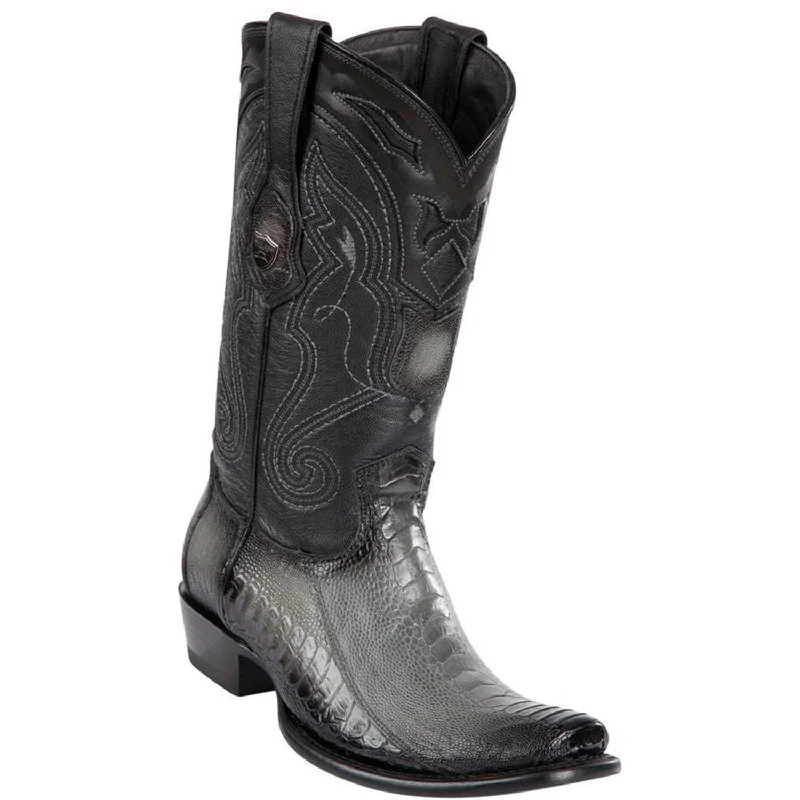 Classic Oxford Shoes Wild West Boots #2790538 Men's | Color Faded Gray | Men's Wild West Wide Square Toe Ostrich Leg Boots Handcrafted Classic Oxford Shoes Wild West Boots #2790538 Men's | Color Faded Gray | Men's Wild West Wide Square Toe Ostrich Leg Boots Handcrafted