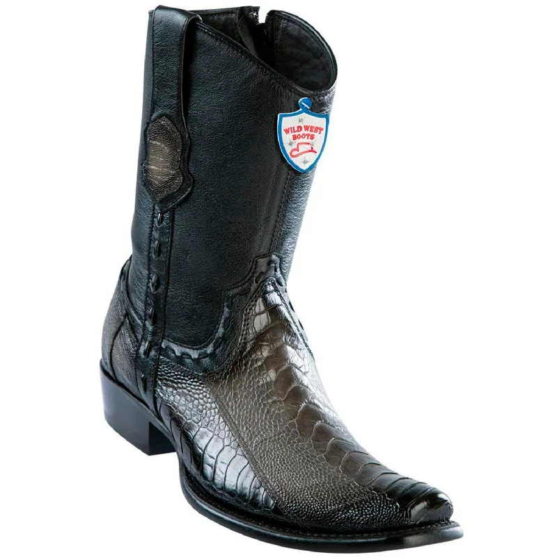 Comfortable Hiking Shoes Wild West Boots #279B0538 Men's | Color Faded Gray | Men’s Wild West Ostrich Leg Boots Dubai Toe Handcrafted Comfortable Hiking Shoes Wild West Boots #279B0538 Men's | Color Faded Gray | Men’s Wild West Ostrich Leg Boots Dubai Toe Handcrafted