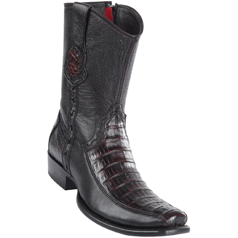 Fashionable Hiking Shoes Wild West Boots #279BF8218 Men's | Color Black Cherry | Men’s Wild West Caiman Belly With Deer Boots Dubai Toe Handcrafted Fashionable Hiking Shoes Wild West Boots #279BF8218 Men's | Color Black Cherry | Men’s Wild West Caiman Belly With Deer Boots Dubai Toe Handcrafted
