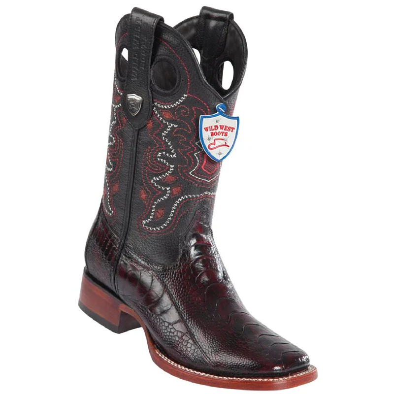 Best Walking Shoes Wild West Boots #28240518 Men's | Color Black Cherry | Men's Wild West Square Toe Ostrich Leg Boots Handcrafted Best Walking Shoes Wild West Boots #28240518 Men's | Color Black Cherry | Men's Wild West Square Toe Ostrich Leg Boots Handcrafted