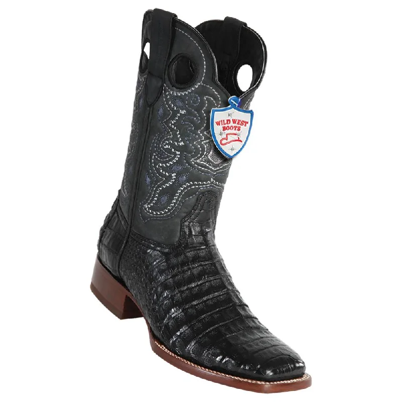 Running Shoes For Sale Wild West Boots #28248205 Men's | Color Black | Men's Wild West Square Toe Caiman Belly Boots Handcrafted Running Shoes For Sale Wild West Boots #28248205 Men's | Color Black | Men's Wild West Square Toe Caiman Belly Boots Handcrafted