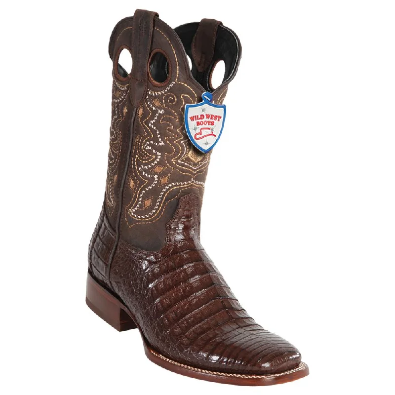 Cozy Casual Shoes Wild West Boots #28248207 Men's | Color Brown | Men's Wild West Square Toe Caiman Belly Boots Handcrafted Cozy Casual Shoes Wild West Boots #28248207 Men's | Color Brown | Men's Wild West Square Toe Caiman Belly Boots Handcrafted