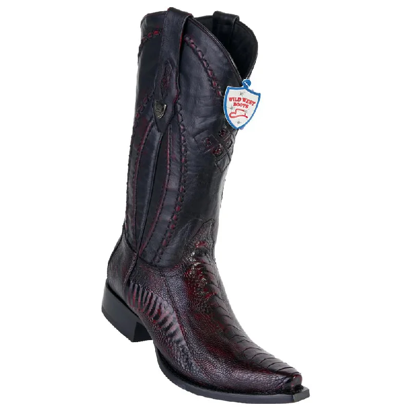 Comfortable Walking Sandals Wild West Boots #2940518 Men's | Color BlackCherry | Men's Wild West Ostrich Leg Boots Snip Toe Handcrafted Comfortable Walking Sandals Wild West Boots #2940518 Men's | Color BlackCherry | Men's Wild West Ostrich Leg Boots Snip Toe Handcrafted