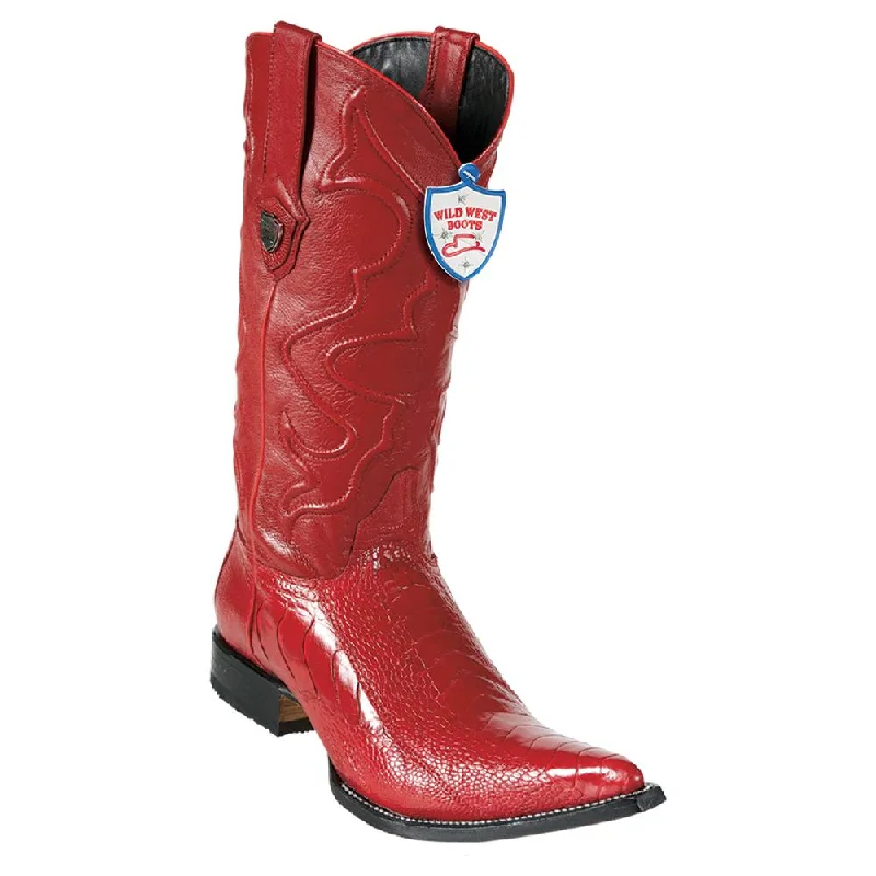 Best Running Footwear Wild West Boots #2950512 Men's | Color Red | Men's Wild West Ostrich Leg 3x Toe Boots Handcrafted Best Running Footwear Wild West Boots #2950512 Men's | Color Red | Men's Wild West Ostrich Leg 3x Toe Boots Handcrafted