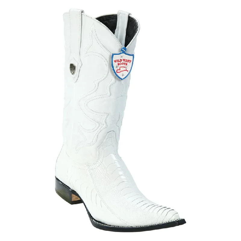 Comfortable Snow Boots Wild West Boots #2950528 Men's | Color White | Men's Wild West Ostrich Leg 3x Toe Boots Handcrafted Comfortable Snow Boots Wild West Boots #2950528 Men's | Color White | Men's Wild West Ostrich Leg 3x Toe Boots Handcrafted