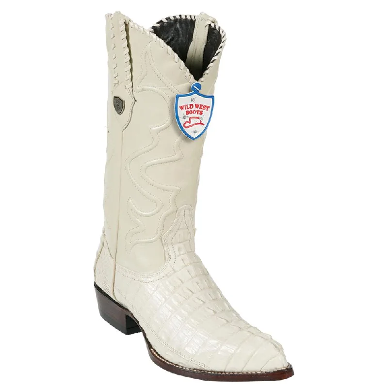Luxury Running Shoes Wild West Boots #2990104 Men's | Color Winterwhite | Men's Wild West Caiman Tail J Toe Boots Handcrafted Luxury Running Shoes Wild West Boots #2990104 Men's | Color Winterwhite | Men's Wild West Caiman Tail J Toe Boots Handcrafted