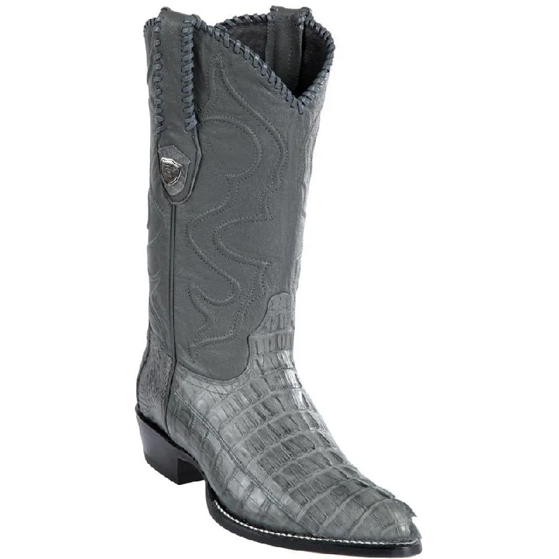 Breathable Hiking Boots Wild West Boots #2990109 Men's | Color Gray | Men’s Wild West Caiman Tail Boots J Toe Handcrafted Breathable Hiking Boots Wild West Boots #2990109 Men's | Color Gray | Men’s Wild West Caiman Tail Boots J Toe Handcrafted