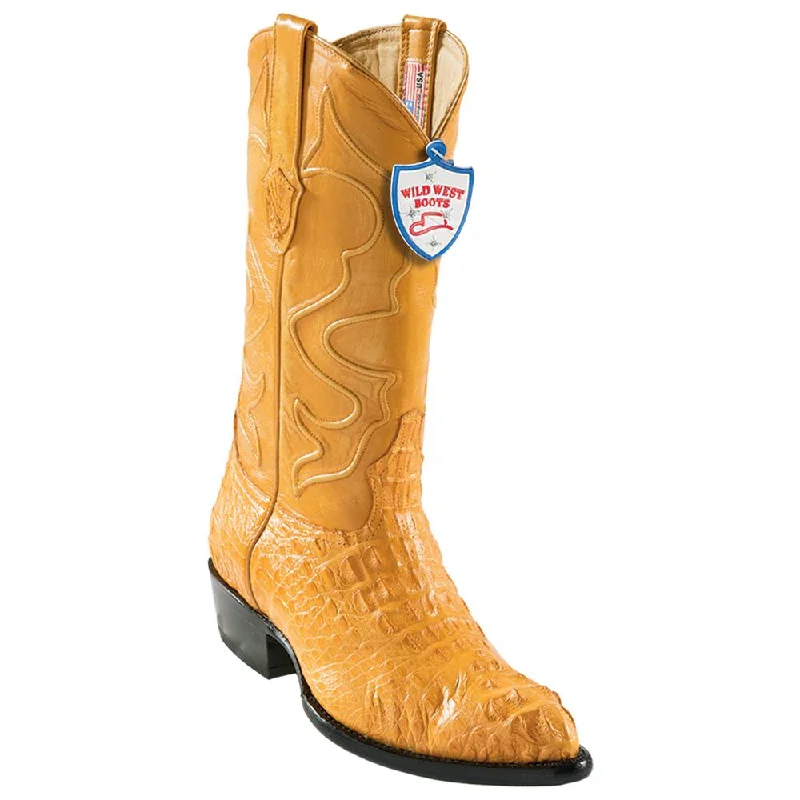 Sporty Casual Sneakers Wild West Boots #2990202 Men's | Color Buttercup | Men's Wild West Caiman Hornback J Toe Boots Handcrafted Sporty Casual Sneakers Wild West Boots #2990202 Men's | Color Buttercup | Men's Wild West Caiman Hornback J Toe Boots Handcrafted