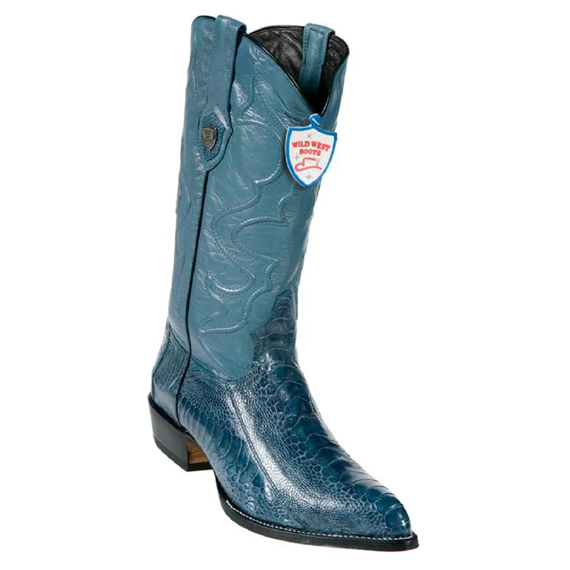 Formal Wedding Shoes Wild West Boots #2990514 Men's | Color Blue Jean | Men's Wild West Ostrich Leg J Toe Boots Handcrafted Formal Wedding Shoes Wild West Boots #2990514 Men's | Color Blue Jean | Men's Wild West Ostrich Leg J Toe Boots Handcrafted
