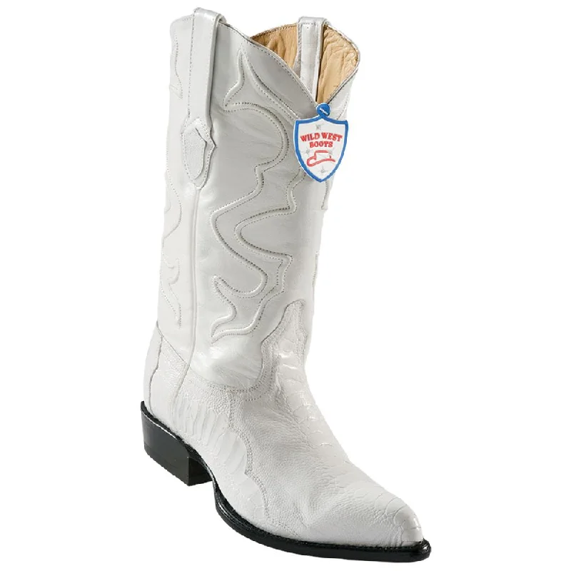 Durable Work Boots Wild West Boots #2990528 Men's | Color White | Men's Wild West Ostrich Leg J Toe Boots Handcrafted Durable Work Boots Wild West Boots #2990528 Men's | Color White | Men's Wild West Ostrich Leg J Toe Boots Handcrafted