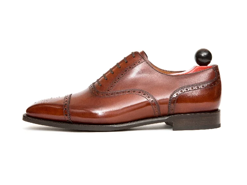 High Fashion Sneakers Online Windermere - MTO - Auburn Calf - MGF Last - Single Leather Sole