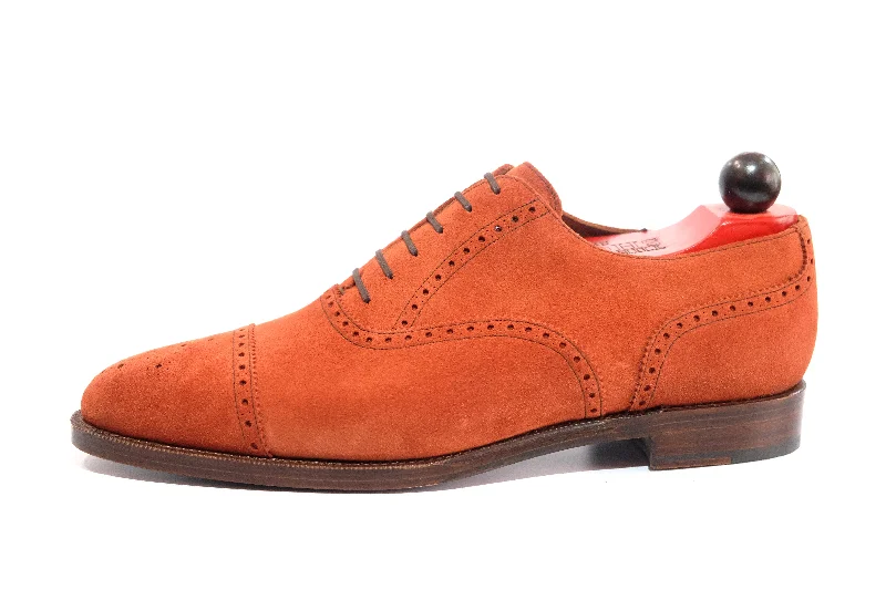 Stylish Sports Sandals Windermere - MTO - Rust Suede - TMG Last - Double Leather Sole