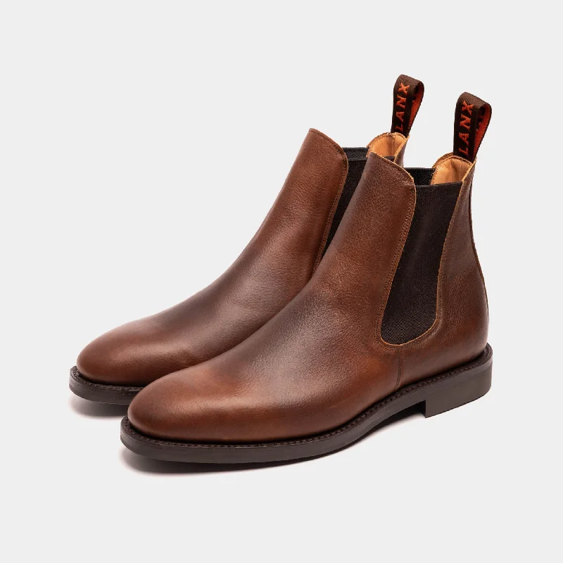 Winter Casual Shoes WISWELL // BROWN GRAINED