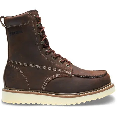 Comfortable Hiking Sneakers For Sale Wolverine Men's Loader 8" Steel Toe Wedge Boot