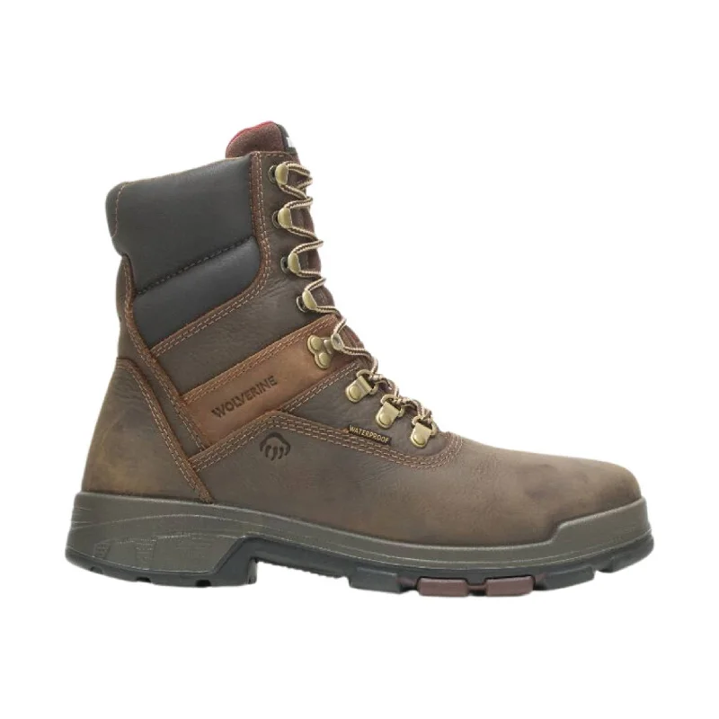 Trendy Hiking Boots Sale Wolverine Men's Carbor EPX Waterproof Composite Toe 8 Inch Work Boot - Dark Brown
