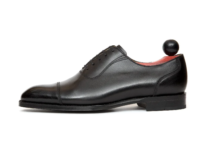 Designer Winter Boots Yesler - MTO - Black Calf - NGT Last - Single Leather Sole