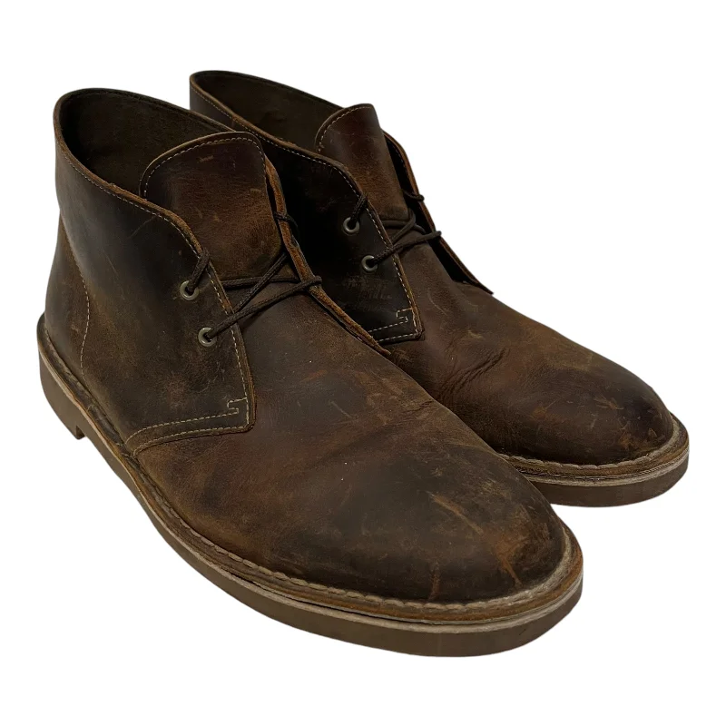 Running Shoes For Outdoor Clarks/Dress Shoes/US 9.5/Leather/BRW/