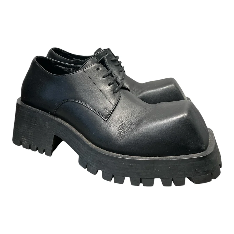 Comfortable Winter Footwear BALENCIAGA/Dress Shoes/EU 42/Leather/BLK/SERGENTDERBYSHOES
