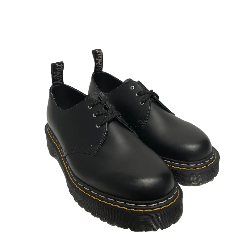 Durable Work Sandals Dr.Martens/Rick Owens/Dress Shoes/US 12/Leather/BLK/1461 bex ds ro n