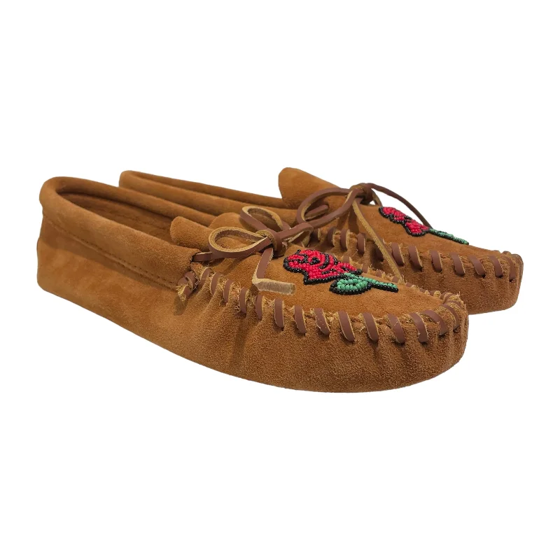 Designer Hiking Shoes For Sale NOAH/MINNETONKA/Deck Shoes/US 9/Leather/BRW/U-Tip/261346005