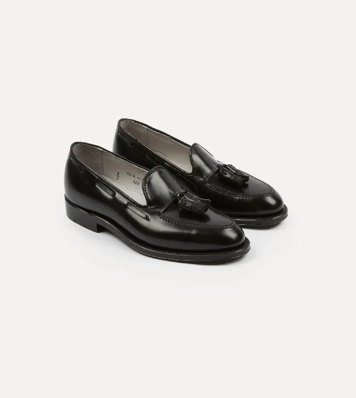 Best Running Shoes For Sale Alden Black Cordovan Tassel Loafer