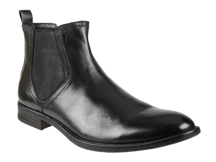 Outdoor Work Sneakers Anton -- Men's Flat Heel Dress Boot -- Black