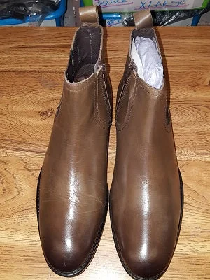 Trendy Sports Footwear Anton -- Men's Flat Heel Dress Boot -- Brown