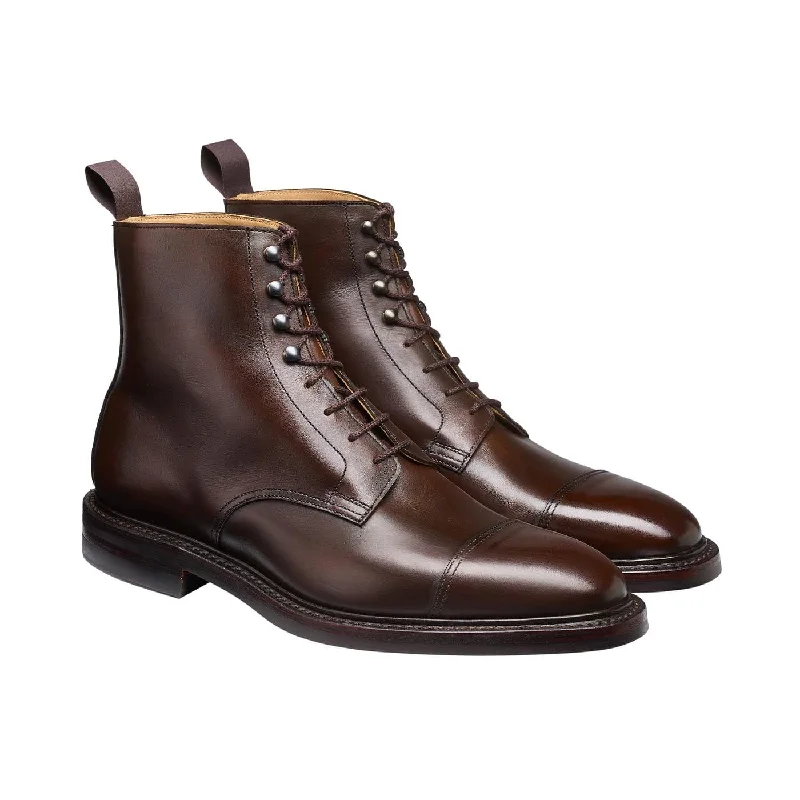 Casual Hiking Boots Argyll Dark Brown Wax Calf