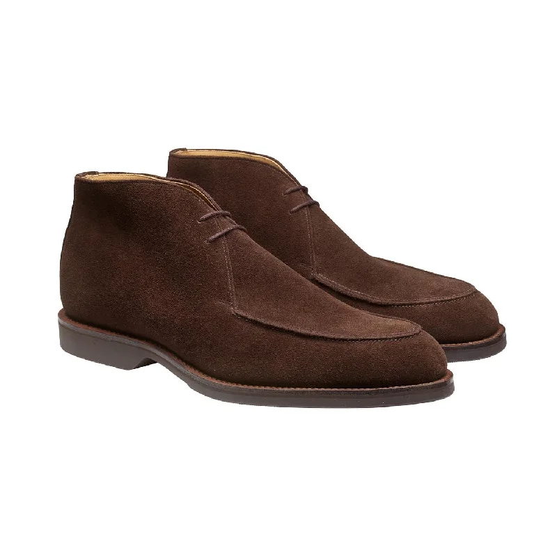 Fashionable Work Boots Bibury Dark Brown Suede