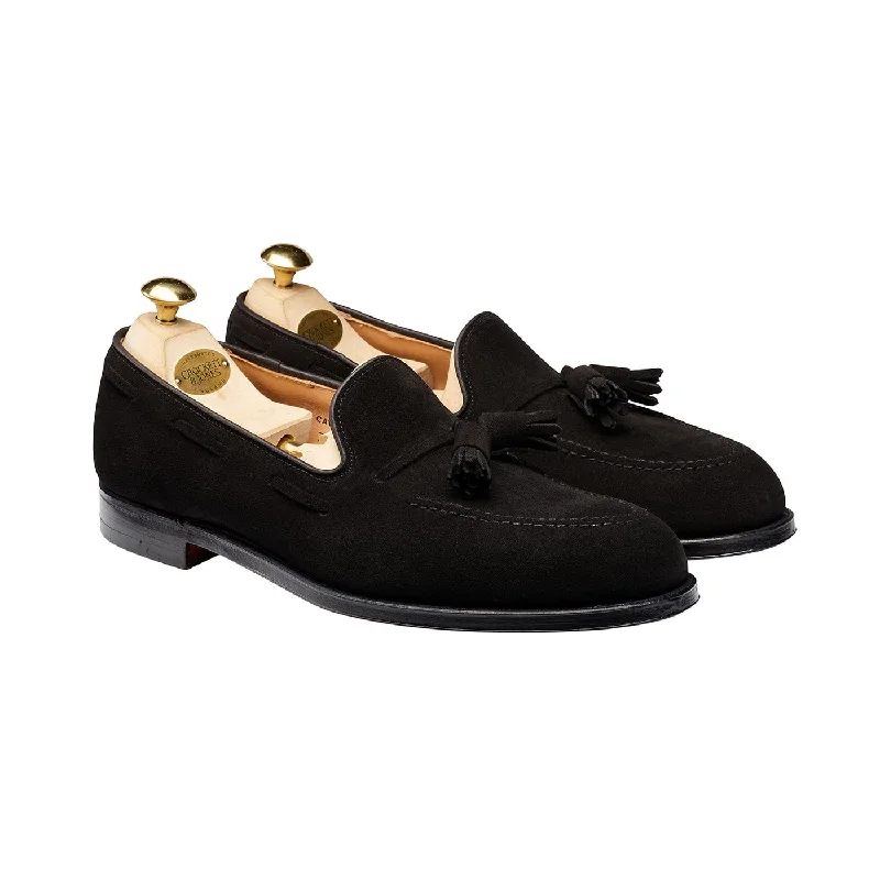 Comfortable Casual Sandals For Hiking Cavendish Black Calf Suede