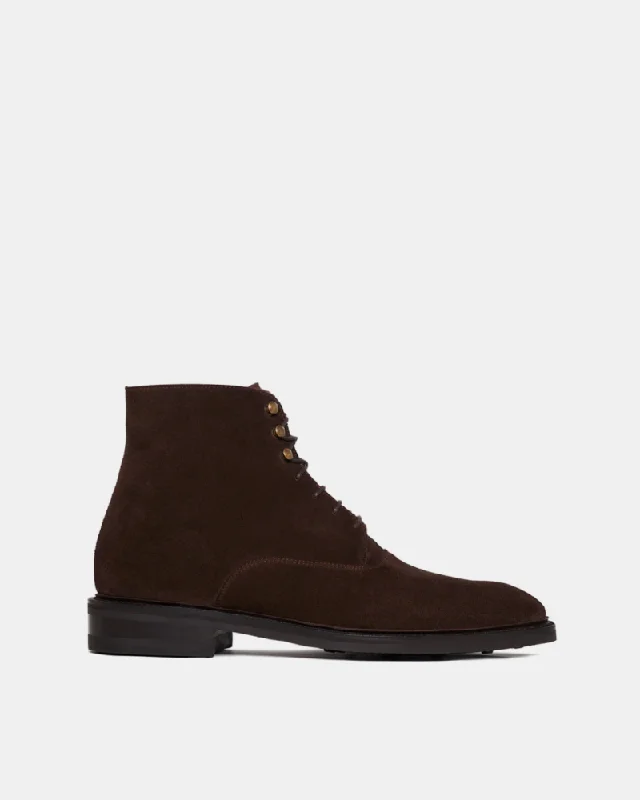 Waterproof Running Sandals Charles - Brown Suede - 358 - Dainite
