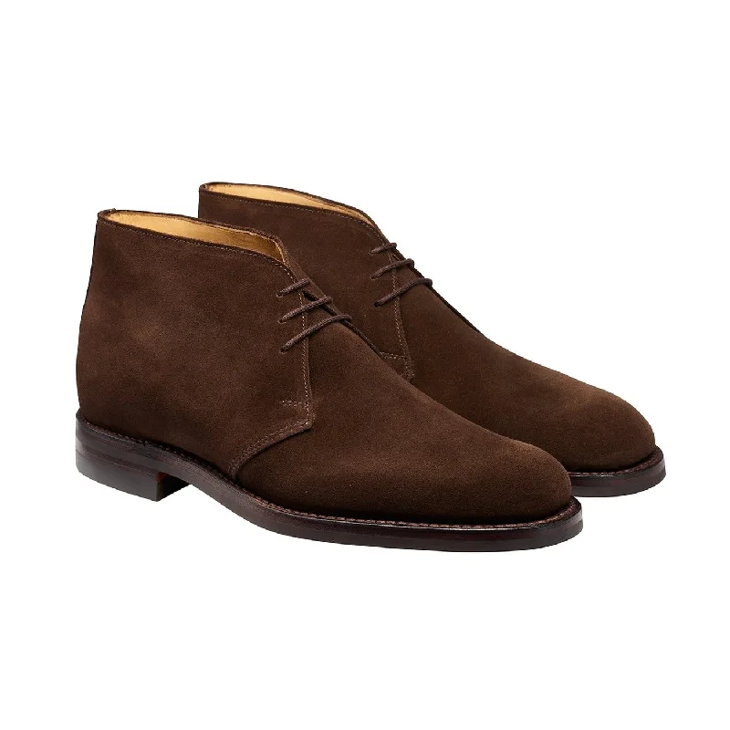 Elegant Casual Footwear Chiltern Dark Brown Suede
