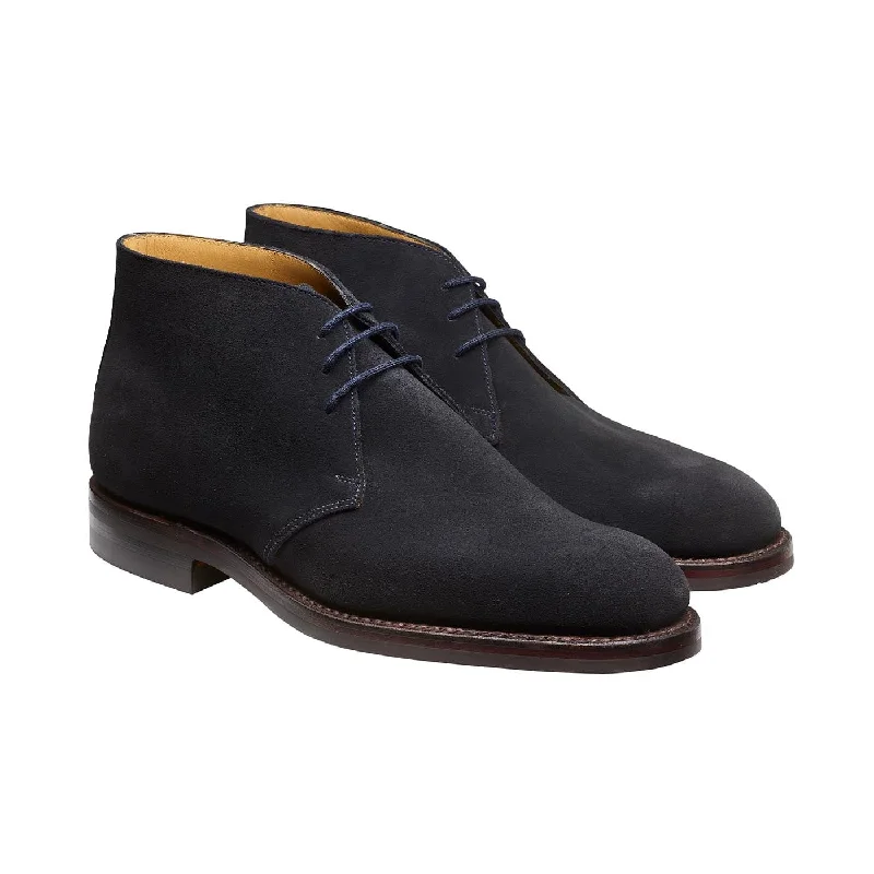 Casual Platform Shoes Chiltern Navy Suede
