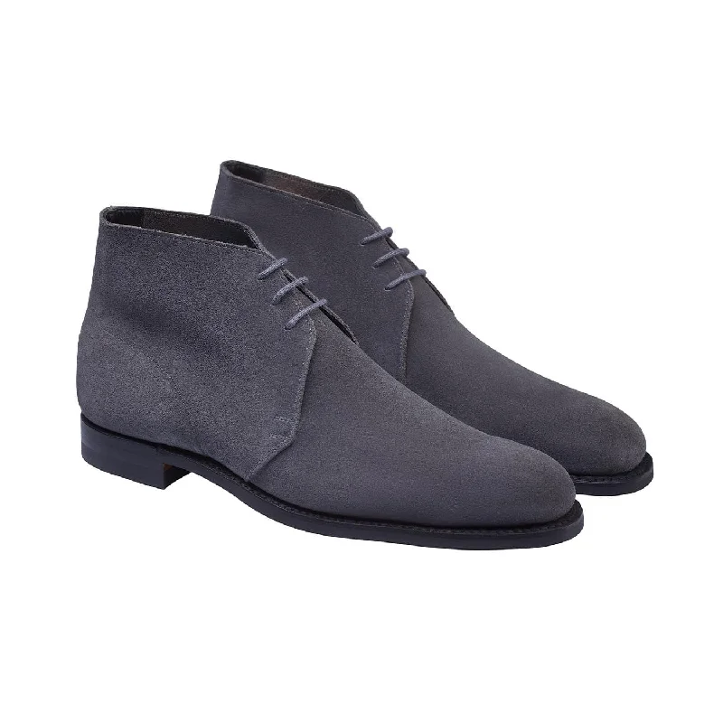 High Fashion Sneakers Online Chukka Shark Grey Suede