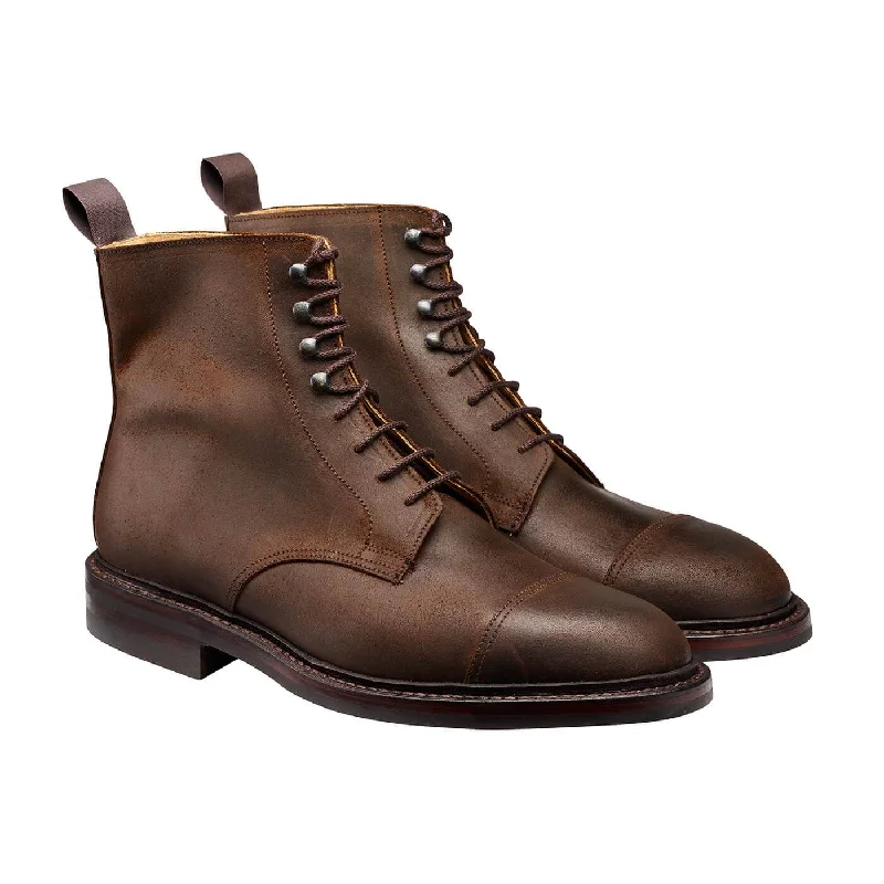 Winter Casual Shoes Coniston Dark Brown Rough-Out Suede