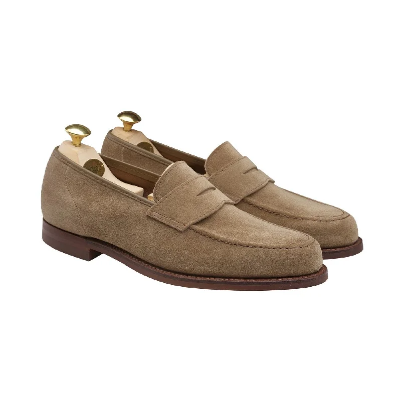 Comfortable Running Footwear Harvard 2 Khaki Suede