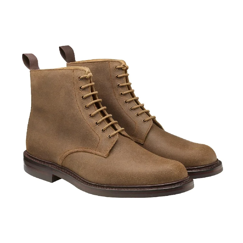 Durable Running Boots Kelso Natural Rough-Out Suede