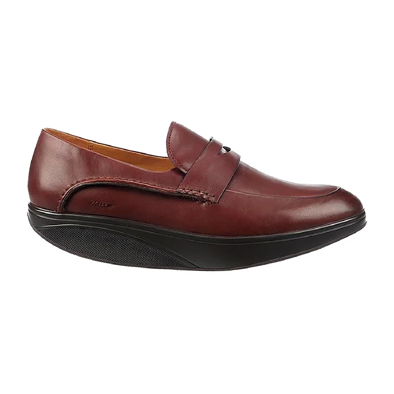 Durable Flip Flops Men's MBT Asante 5S Mahogany Leather