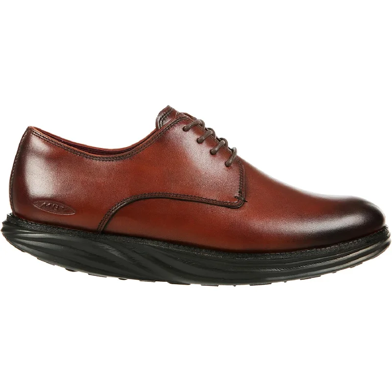 Sporty Casual Sneakers Men's MBT Boston Dark Brown Leather