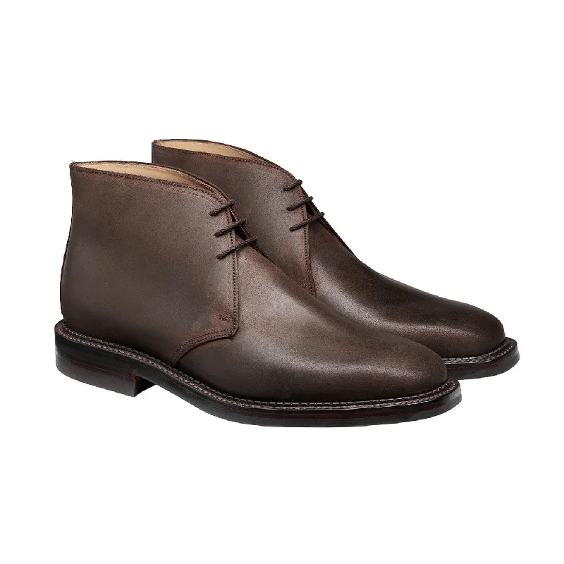 Trendy Formal Shoes Molton Dark Brown Rough-Out Suede