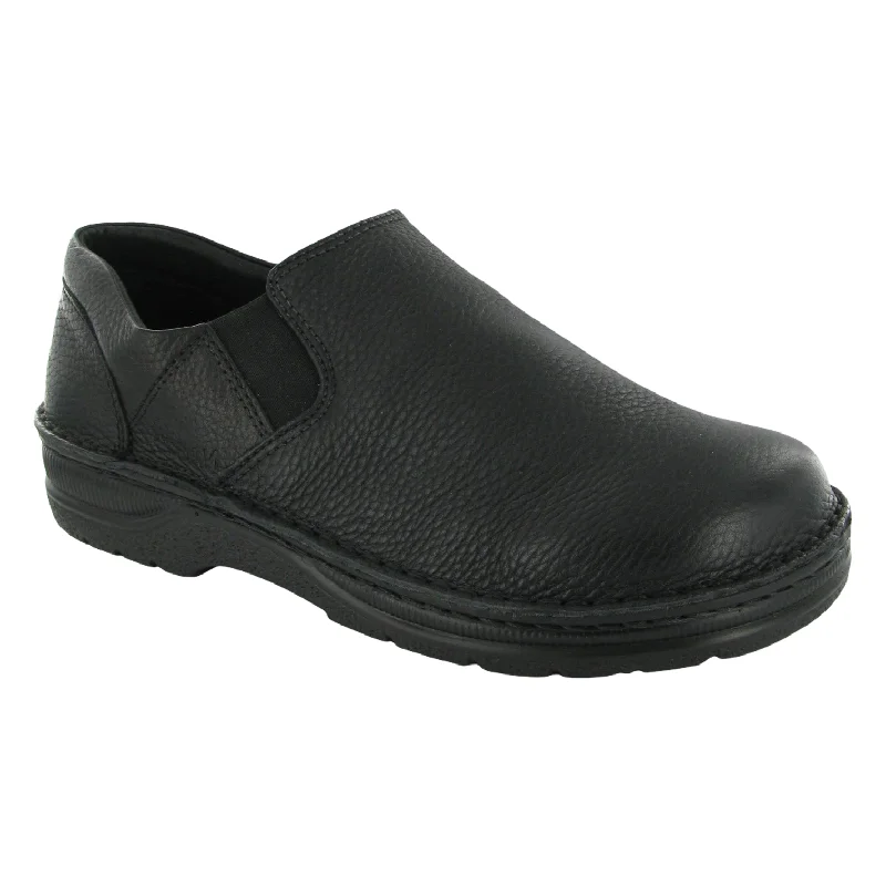 Textured Black Leather