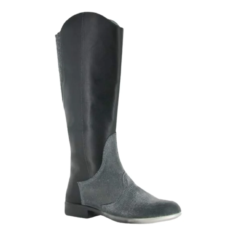 Black Raven/Reptile Gray Lthr