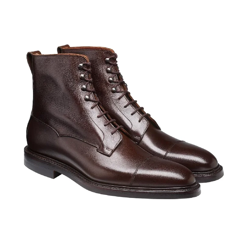 Trendy Sports Footwear Perth Coffee Antique Calf & Dark Brown Willow Grain