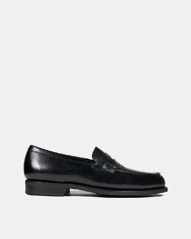 Stylish High Heel Sandals Black Alcazar Loafer