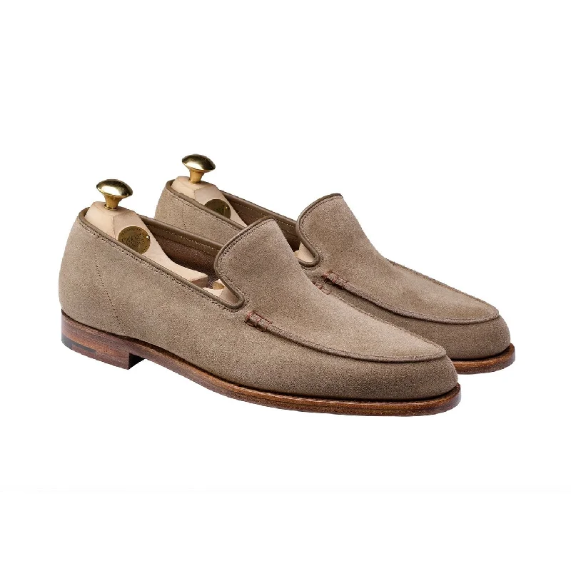 Comfortable Lace-Up Sneakers Salcombe Khaki Suede
